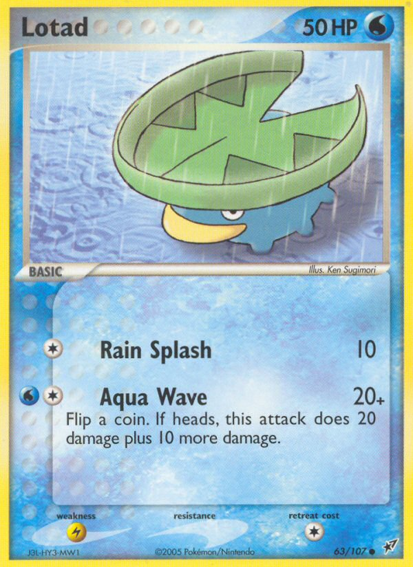 EX Deoxys Lotad #63/107